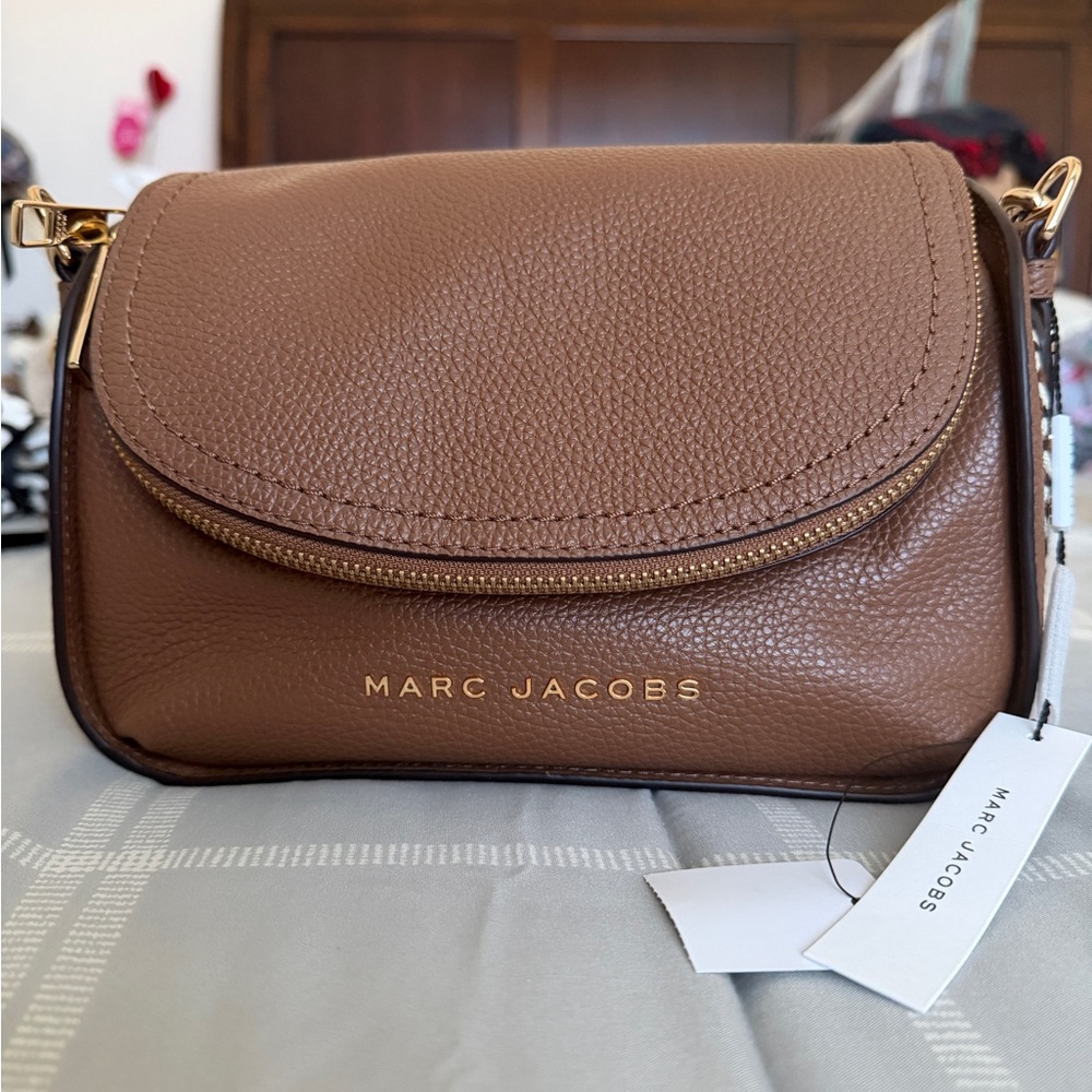 Marc Jacobs Cognac Leather Crossbody Bag